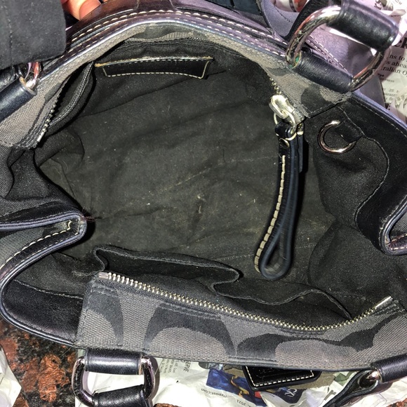 Coach Hampton 10262 Signature Python Tote - Picture 7 of 8